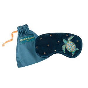 Elizabeth Scarlett Turtle Conversation Marine Eye Mask